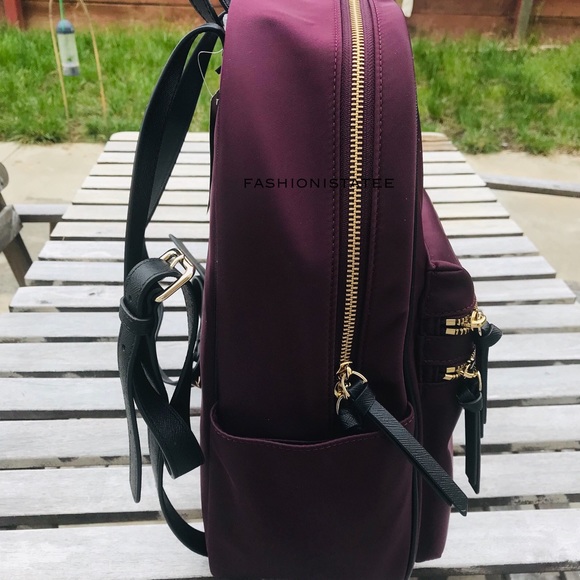 Kate spade Bradley Wilson LARGE deep plum backpack - Picture 4 of 8